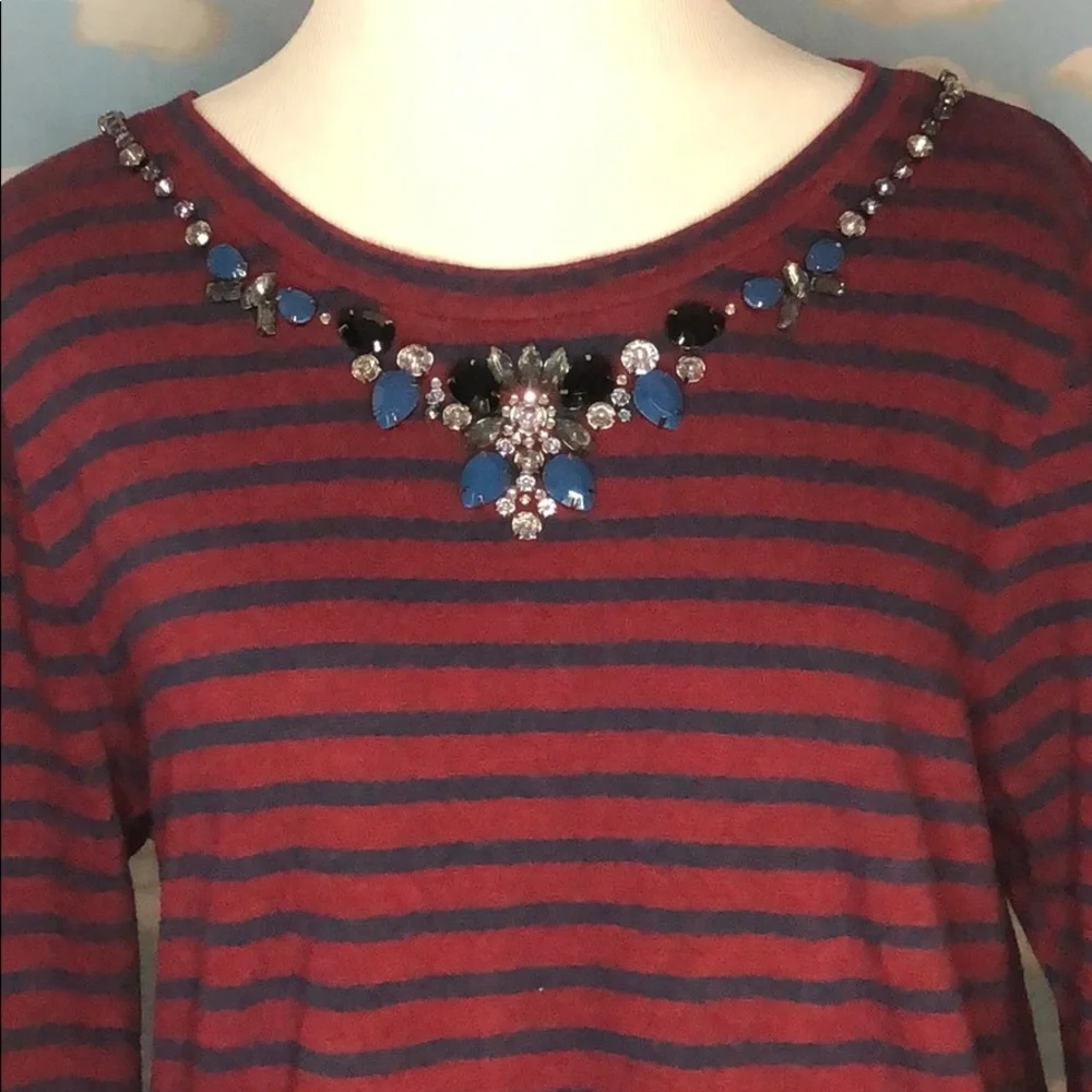 J. Crew crew burgundy